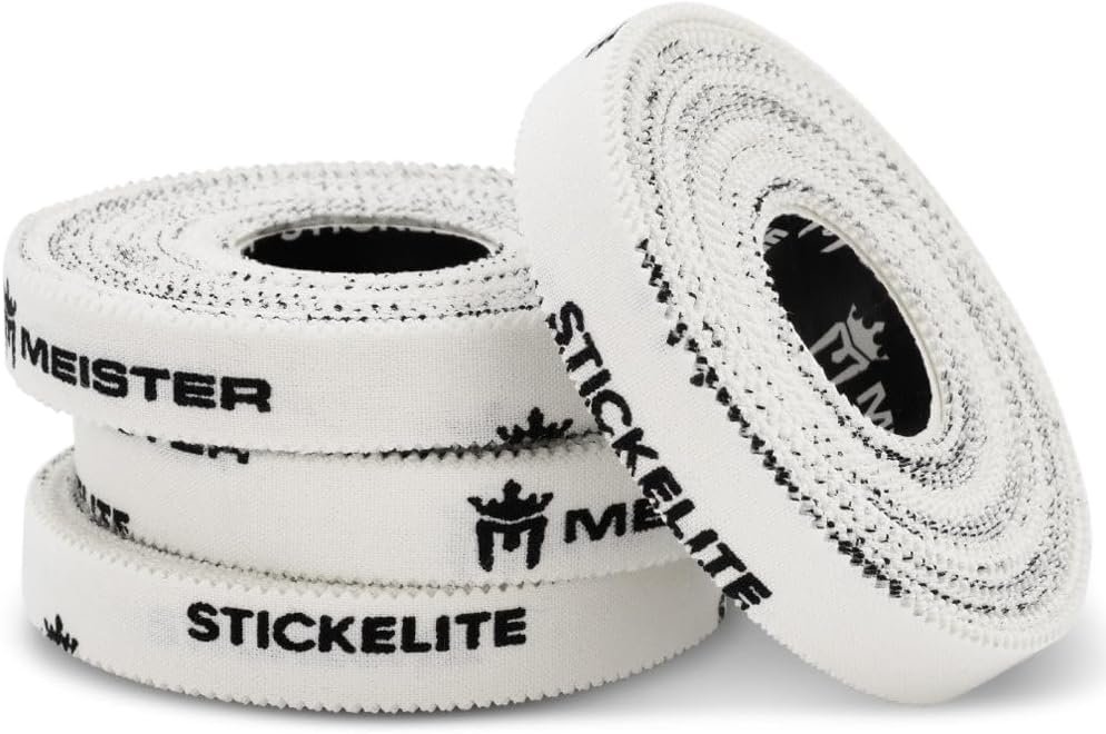 Meister StickElite Professional Porous Athletic Tape for Fingers  Toes - 15yd x 1/2 - White - 2 Rolls