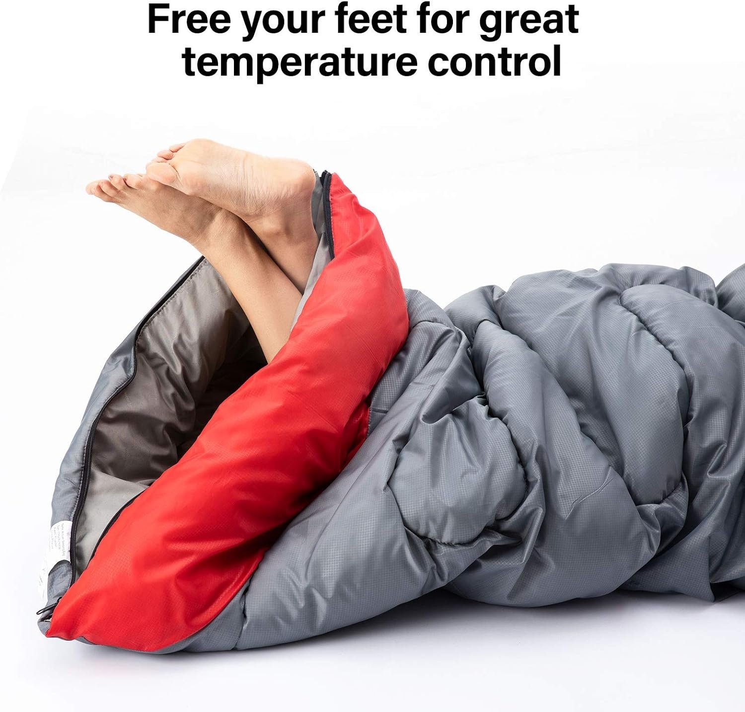 BISINNA Sleeping Bag with Pillow - 4 Season Backpacking Sleeping Bag Lightweight Waterproof Warm and Washable for Adults, Kids, Women, Mens Outdoors Camping, Hiking, Mountaineering