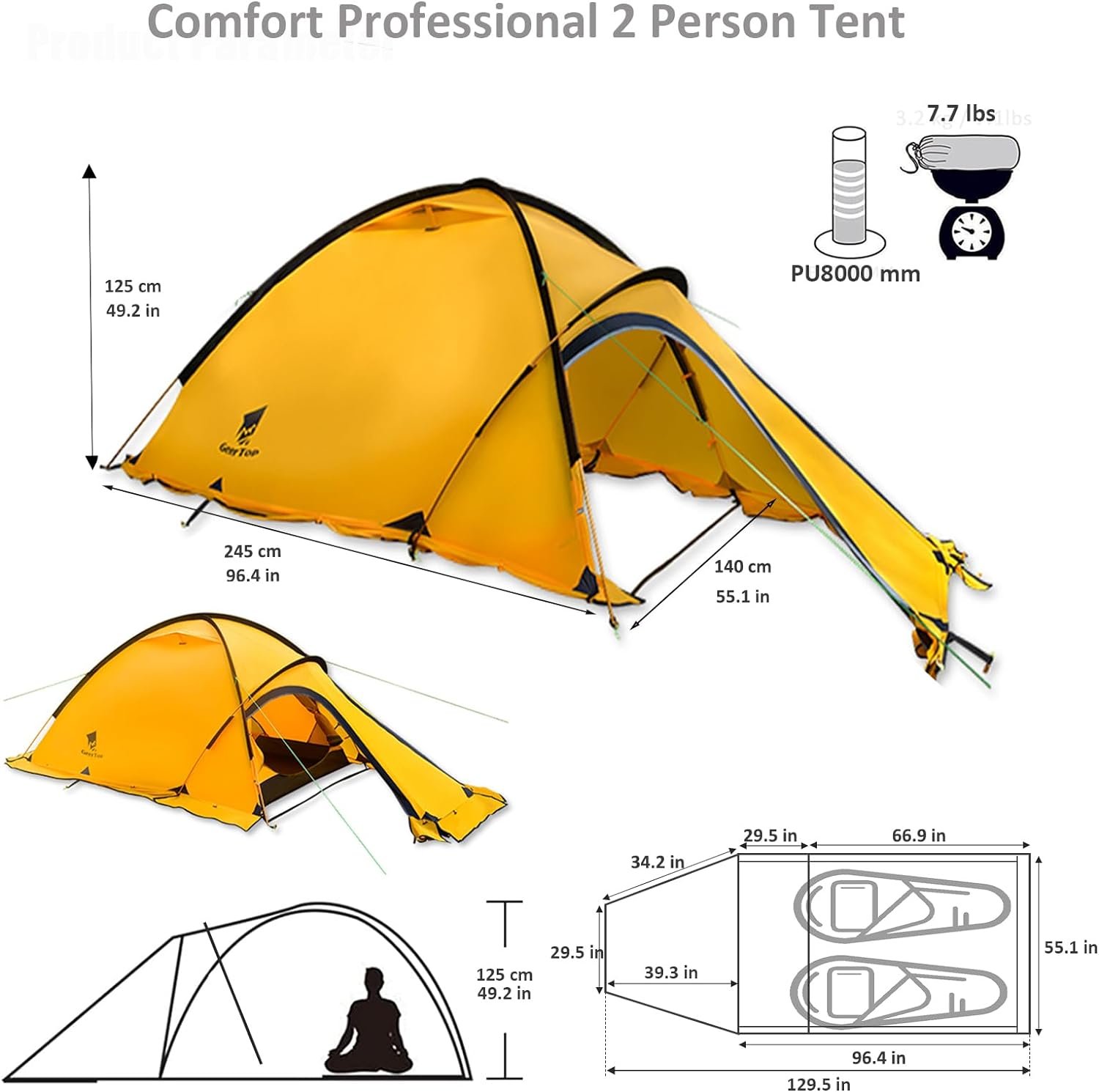 Geertop Portable 2 Person Tent Review