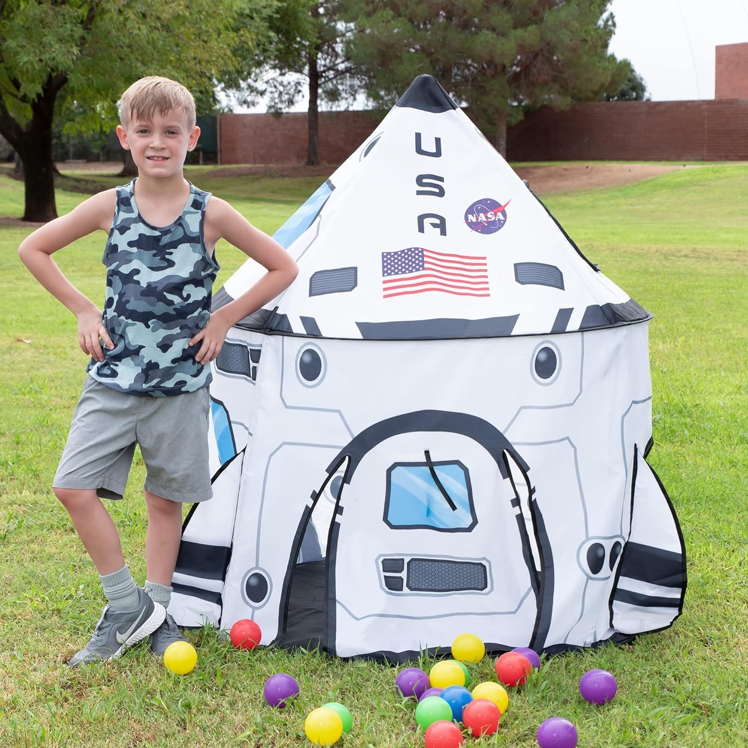 JOYIN Rocket Ship Play Tent Review