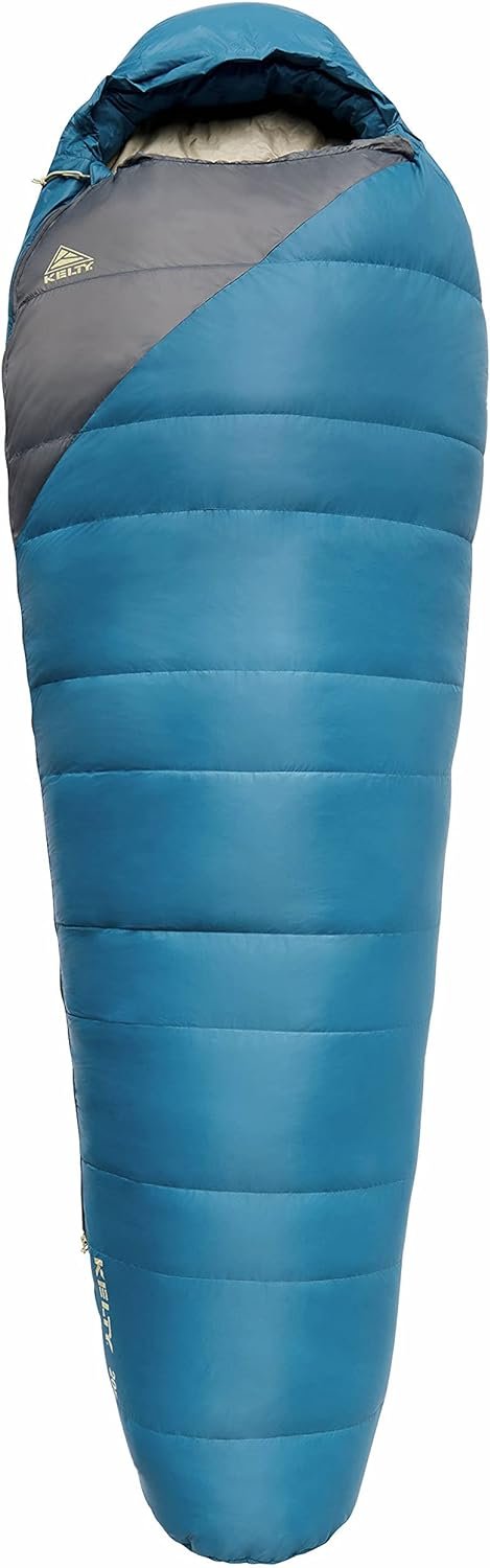 Kelty Cosmic 20 Down Mummy Sleeping Bag for Backpacking, Campers, 550 Fill Power, Recycled Fabrics with PFAS-Free DWR, Designed in Sunny Colorado, USA, 2024 Model