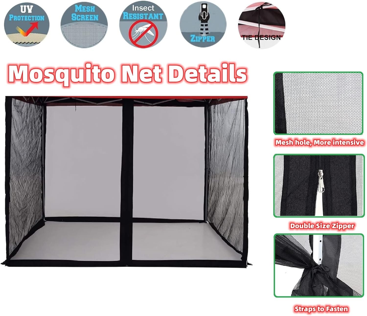 Mosquito Net for 10×10 Canopy Tent Review