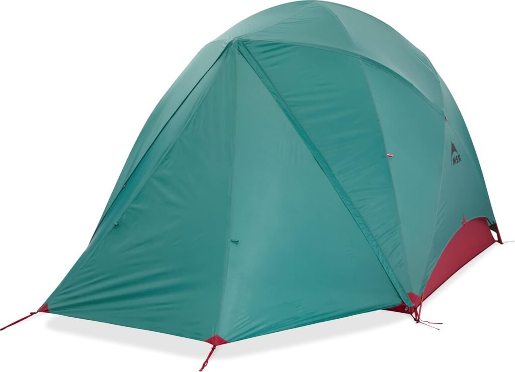 MSR Habitude 4-Person Family  Group Camping Tent, Glacial Blue