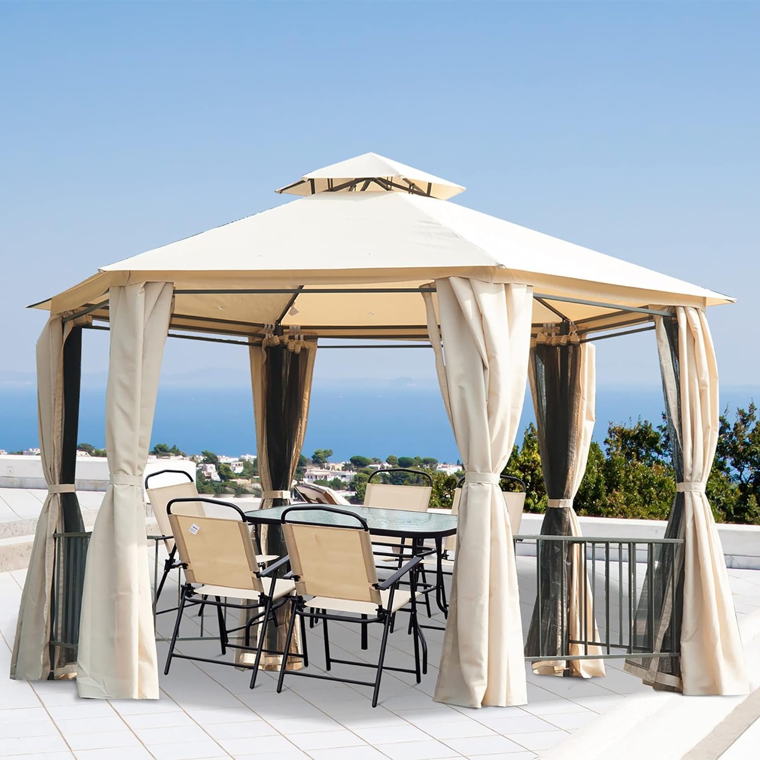 Outsunny 13′ x 13′ Patio Gazebo Review