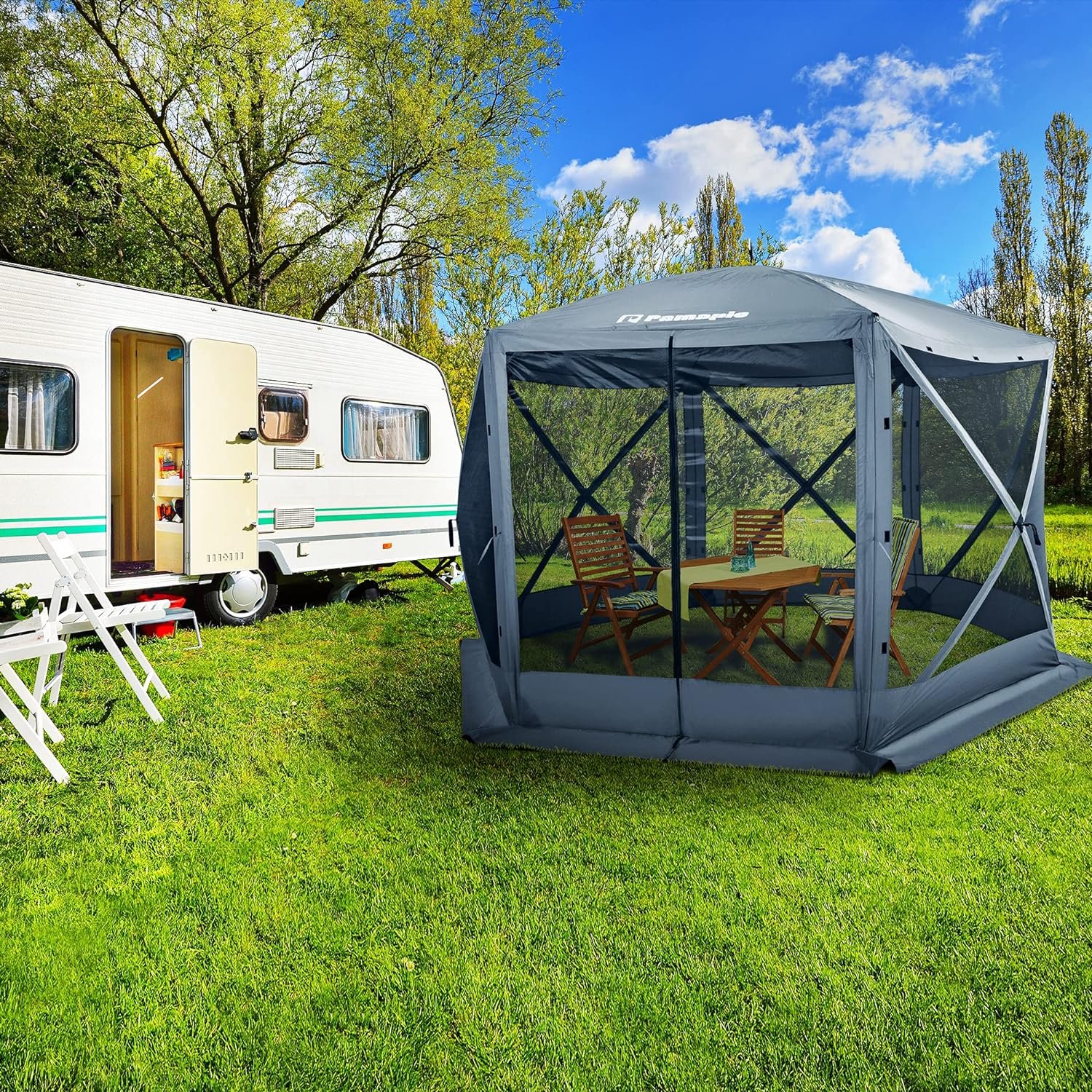 Pamapic 12 x 12 Foot Camping Gazebo Review