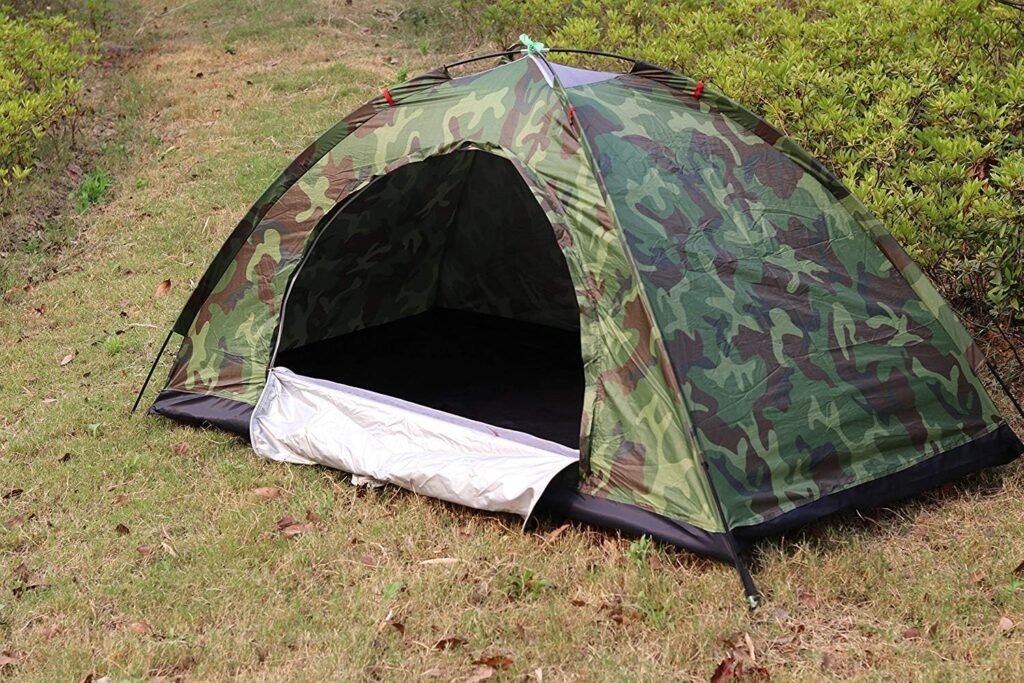 Sutekus Tent Camouflage Patterns Camping Tent Backpacking Tent for Camping Hiking 【Outdoor Equipment】