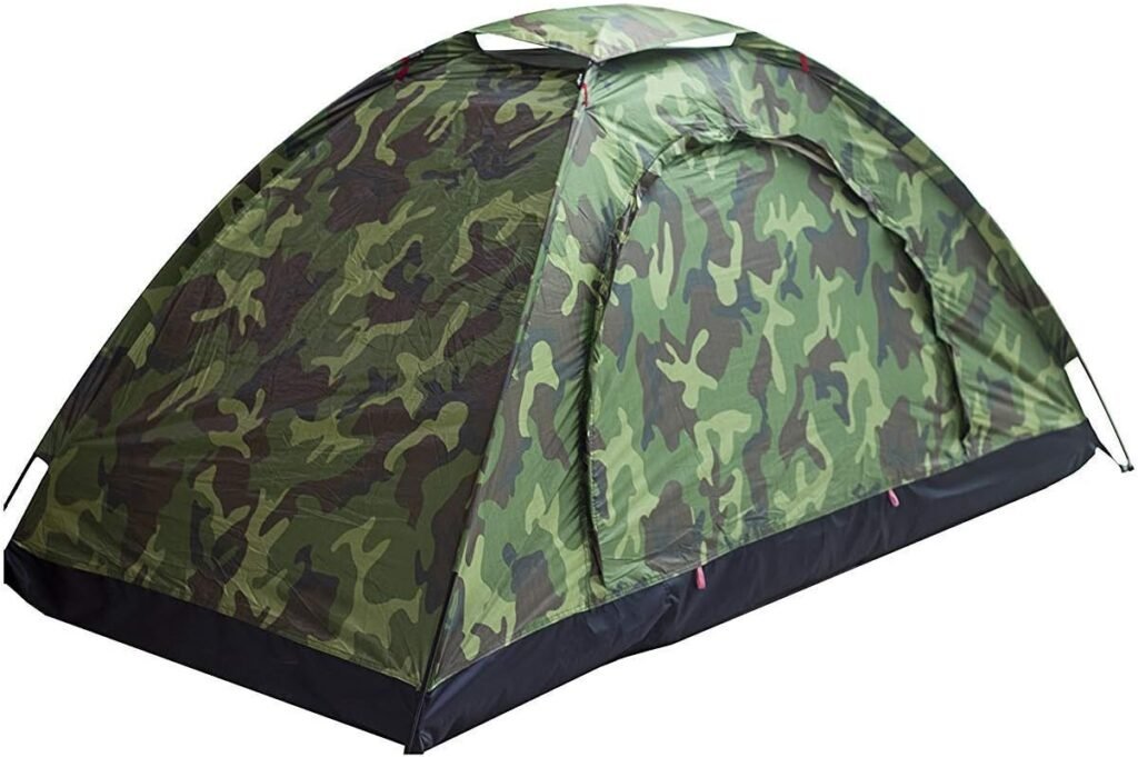 Sutekus Tent Camouflage Patterns Camping Tent Backpacking Tent for Camping Hiking 【Outdoor Equipment】