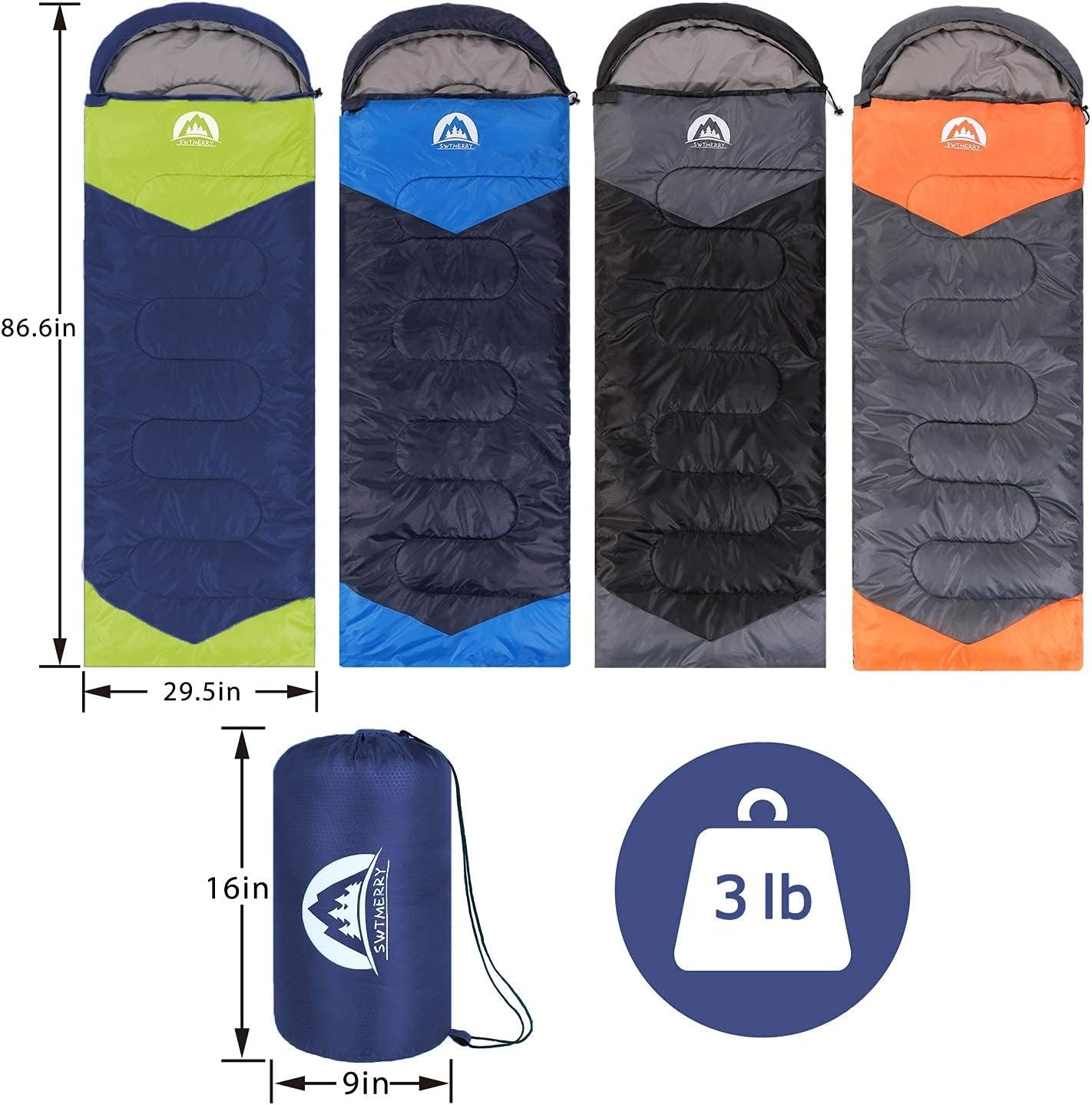 SWTMERRY Sleeping Bag 3 Seasons Review