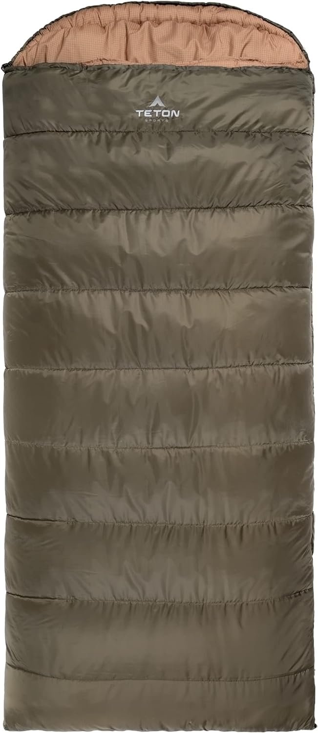 Teton Celsius Regular, -25, 20, 0 Degree Sleeping Bags, All Weather Bags for Adults and Kids Camping Made Easy and Warm Compression Sack Included