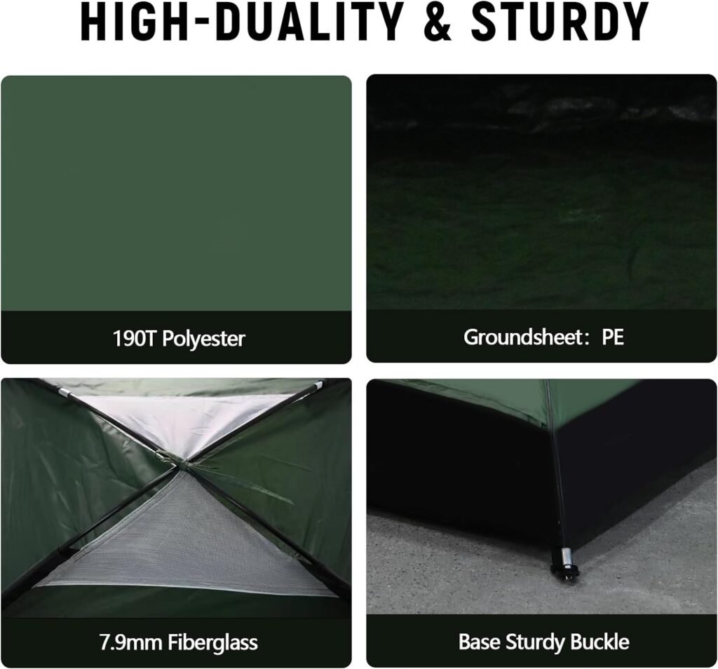 Thinlute Tents for Camping,2 Person Lightweight Camping Tent Portable Backpacking Tent,Waterproof Hiking Tent with Rainfly for Outdoor Camping