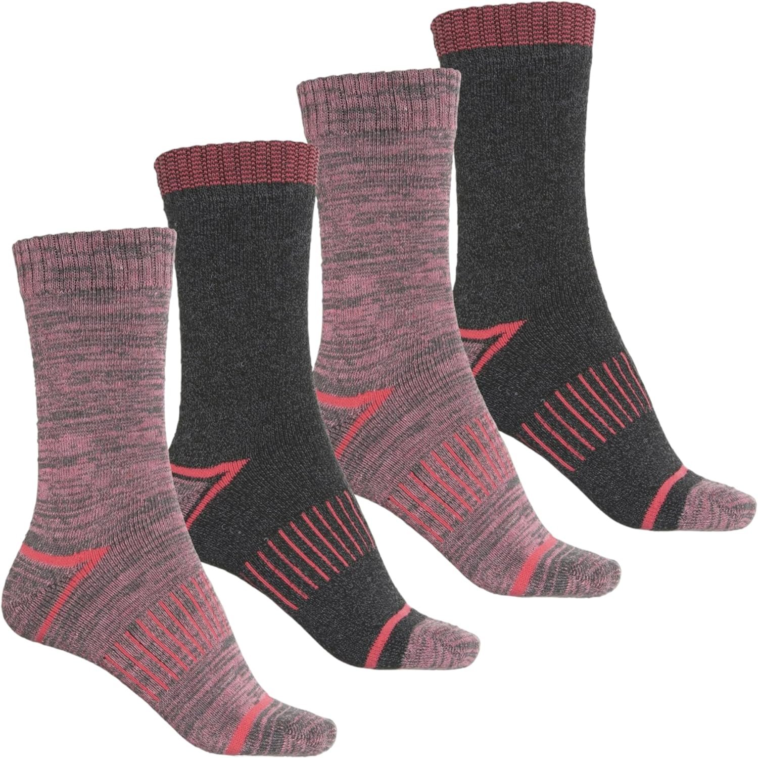 Columbia Womens 4 Pack Moisture Control Crew Socks