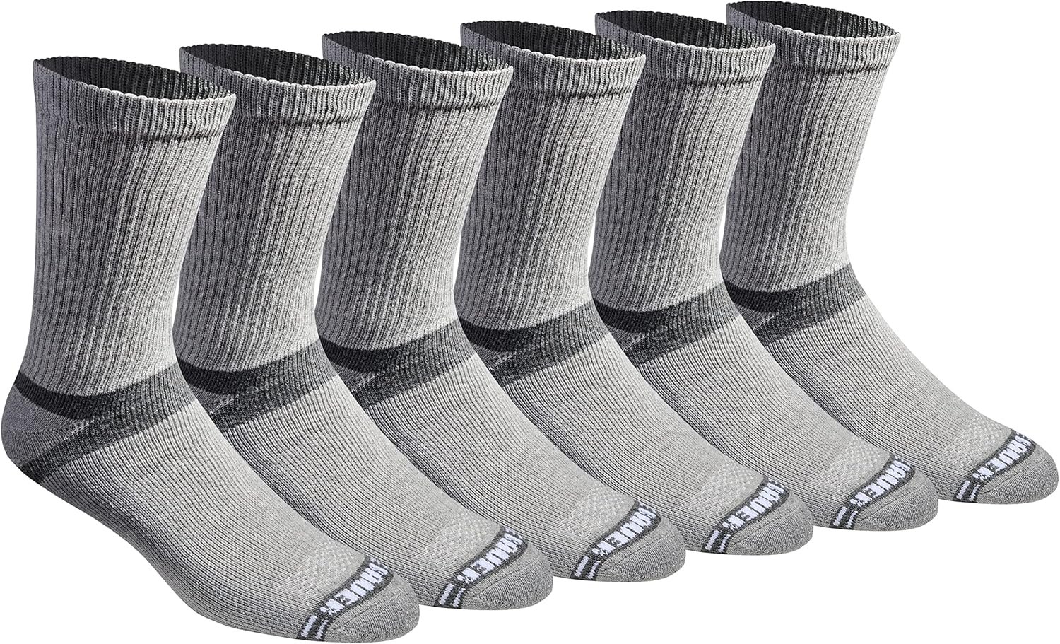 Eddie Bauer Mens Dura Dri Moisture Control 6-Pair Crew Socks