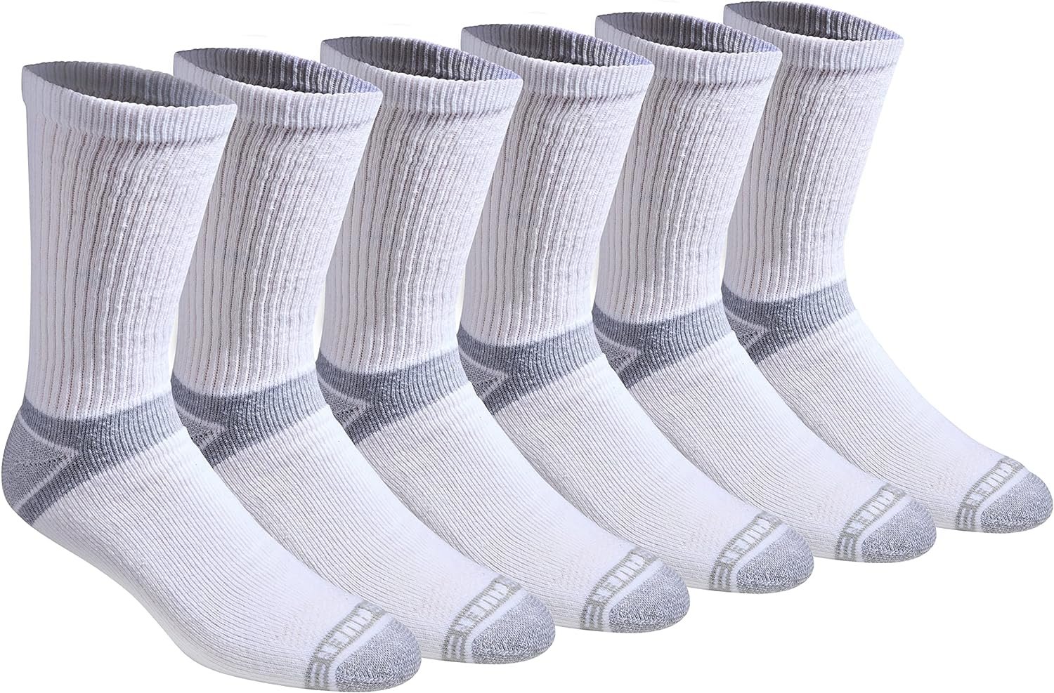 Eddie Bauer Mens Dura Dri Moisture Control 6-Pair Crew Socks