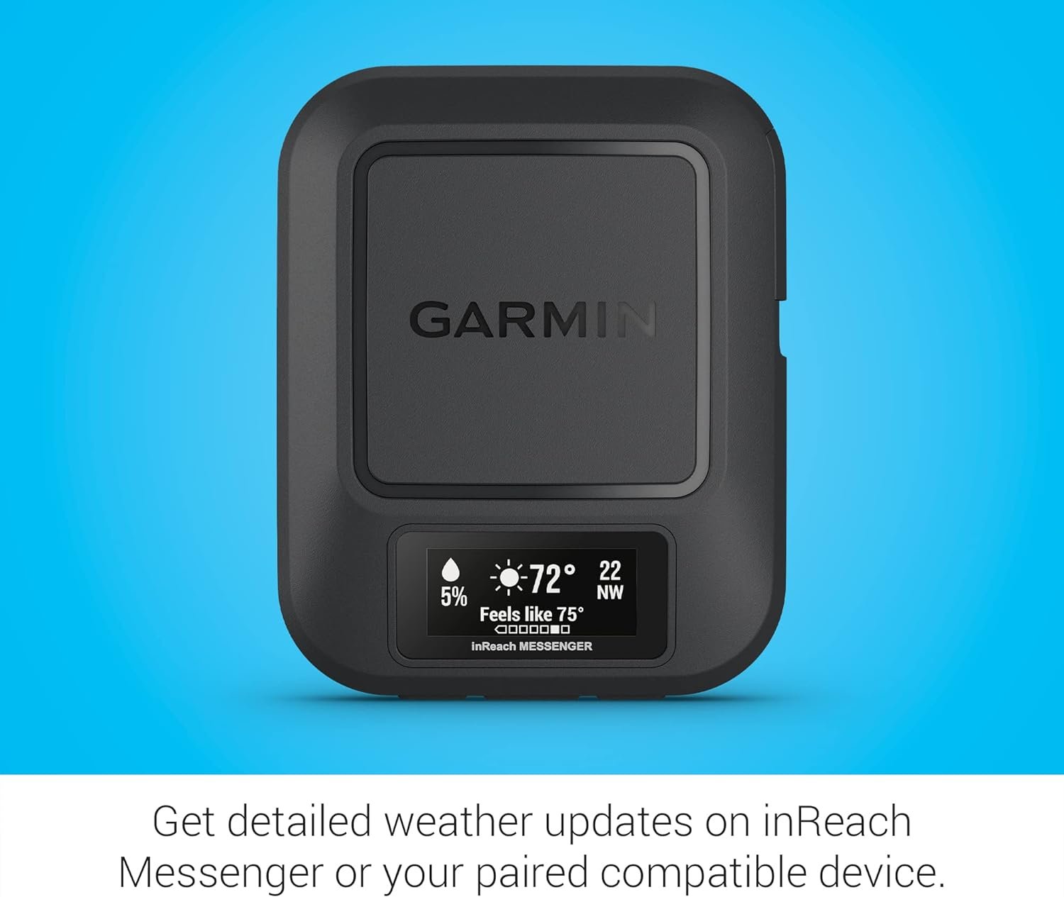 Garmin inReach® Messenger Handheld Satellite Communicator, Global Two-Way Messaging