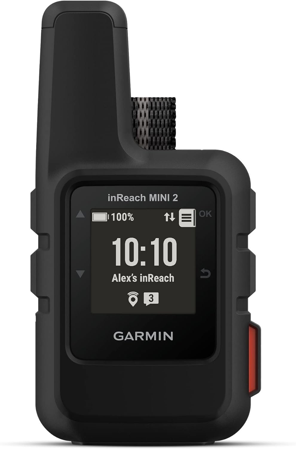 Garmin inReach Mini 2, Lightweight and Compact Satellite Communicator, Hiking Handheld, Orange - 010-02602-00