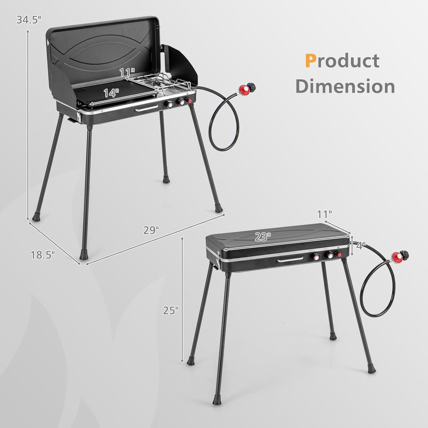 Giantex 2-in-1 Gas Camping Grill and Stove Review