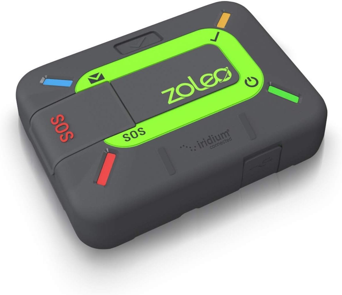 ZOLEO Satellite Communicator – Two-way Global SMS Text Messenger  Email, Emergency SOS Alerting, Check-in  GPS Location – Android iOS Smartphone Accessory