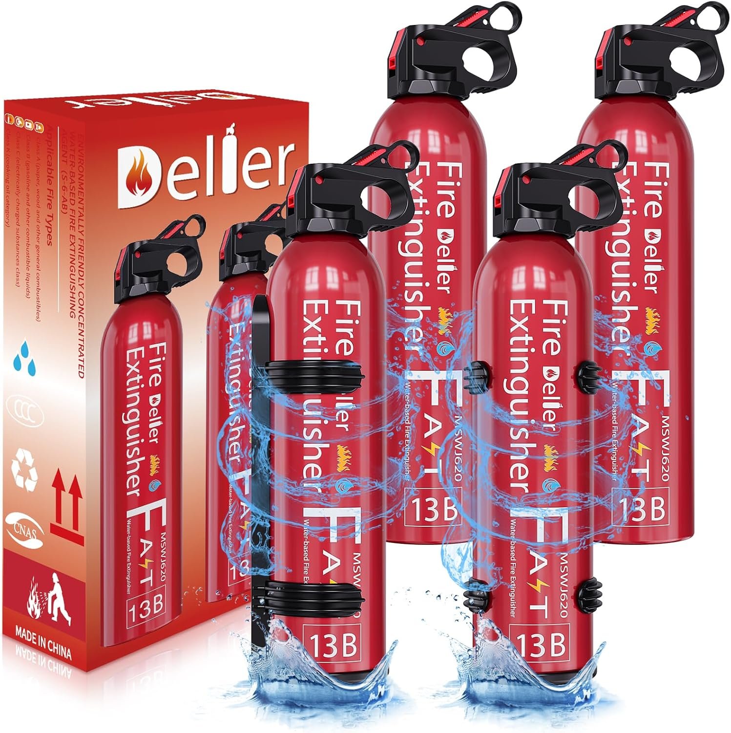 4 * 620ml Fire Extinguisher for Vehicle Review