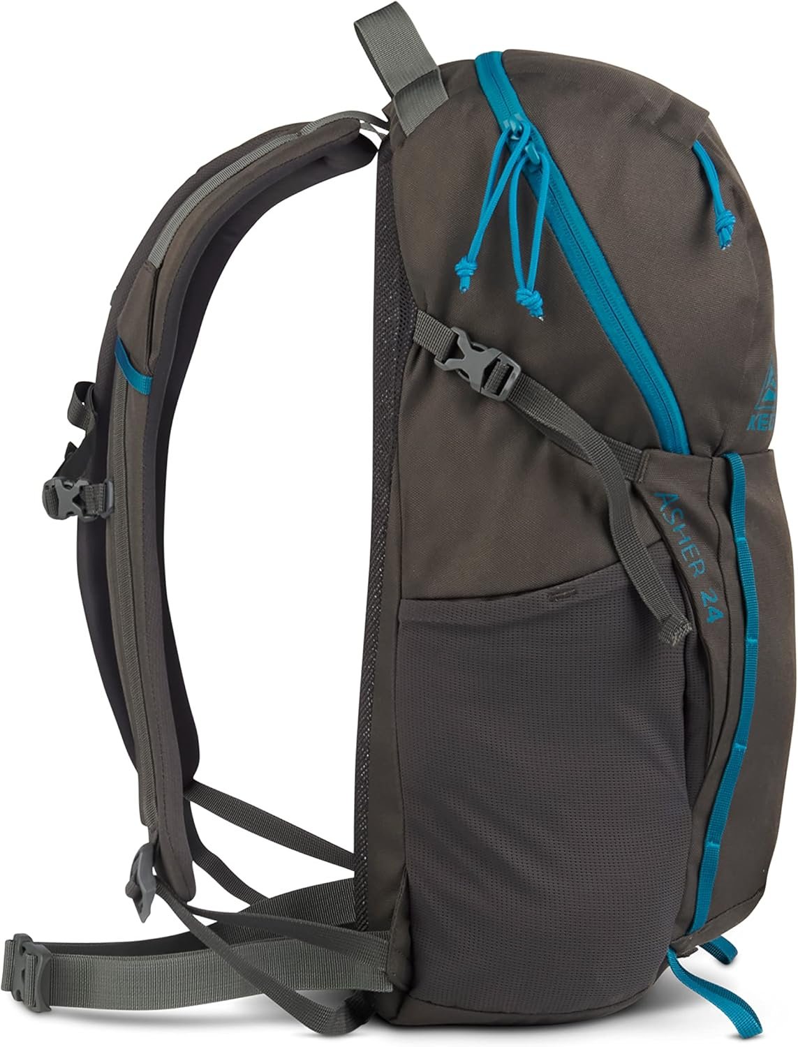 Kelty Asher Day Hiking Pack, 18-85 Liter Capacity, Hiking, Backpacking, Travel Pack, Internal Frame 2023 Model (85L Beluga)