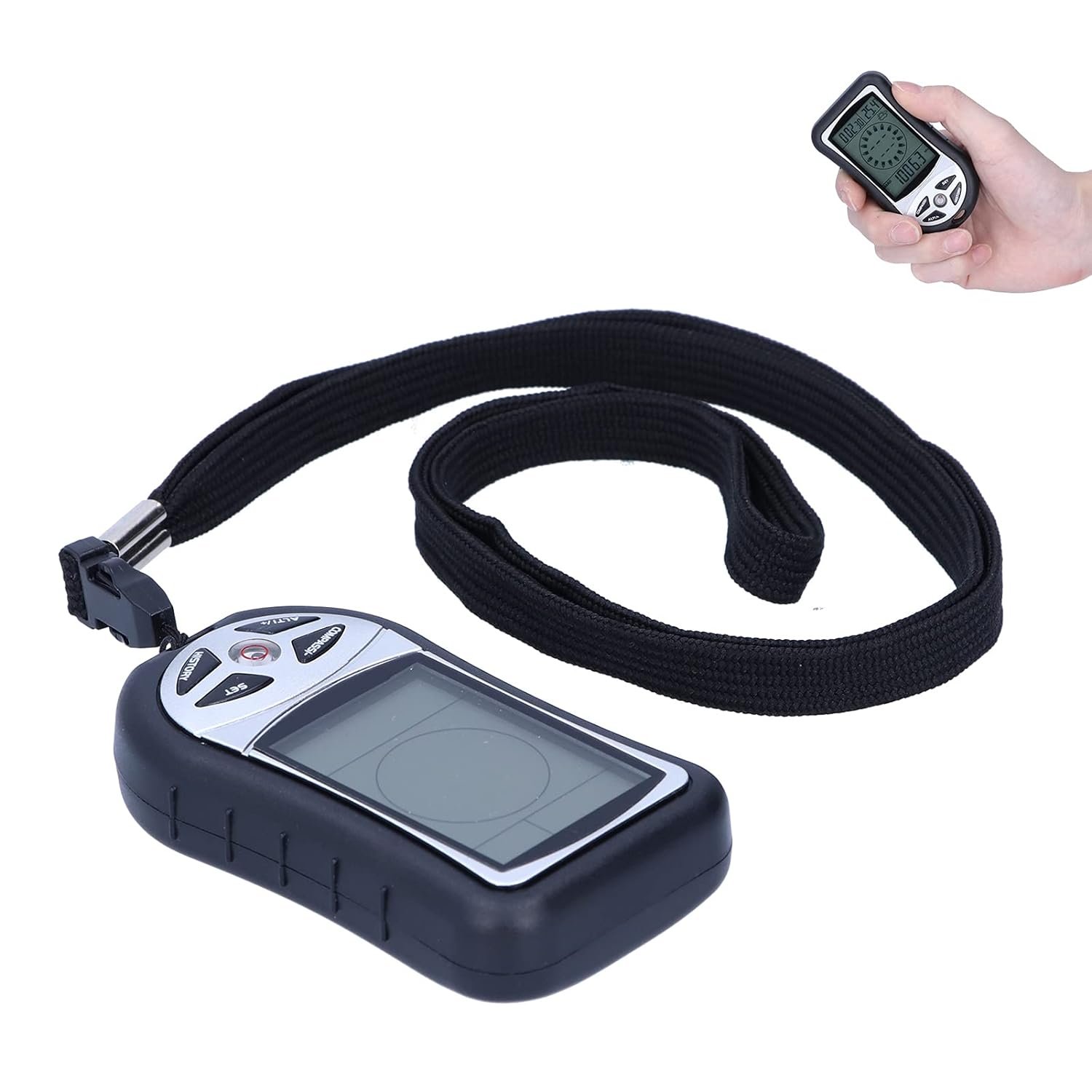 Multifunction Digital Altimeter, Barometer Thermometer Compass Handheld Outdoor Meter Device