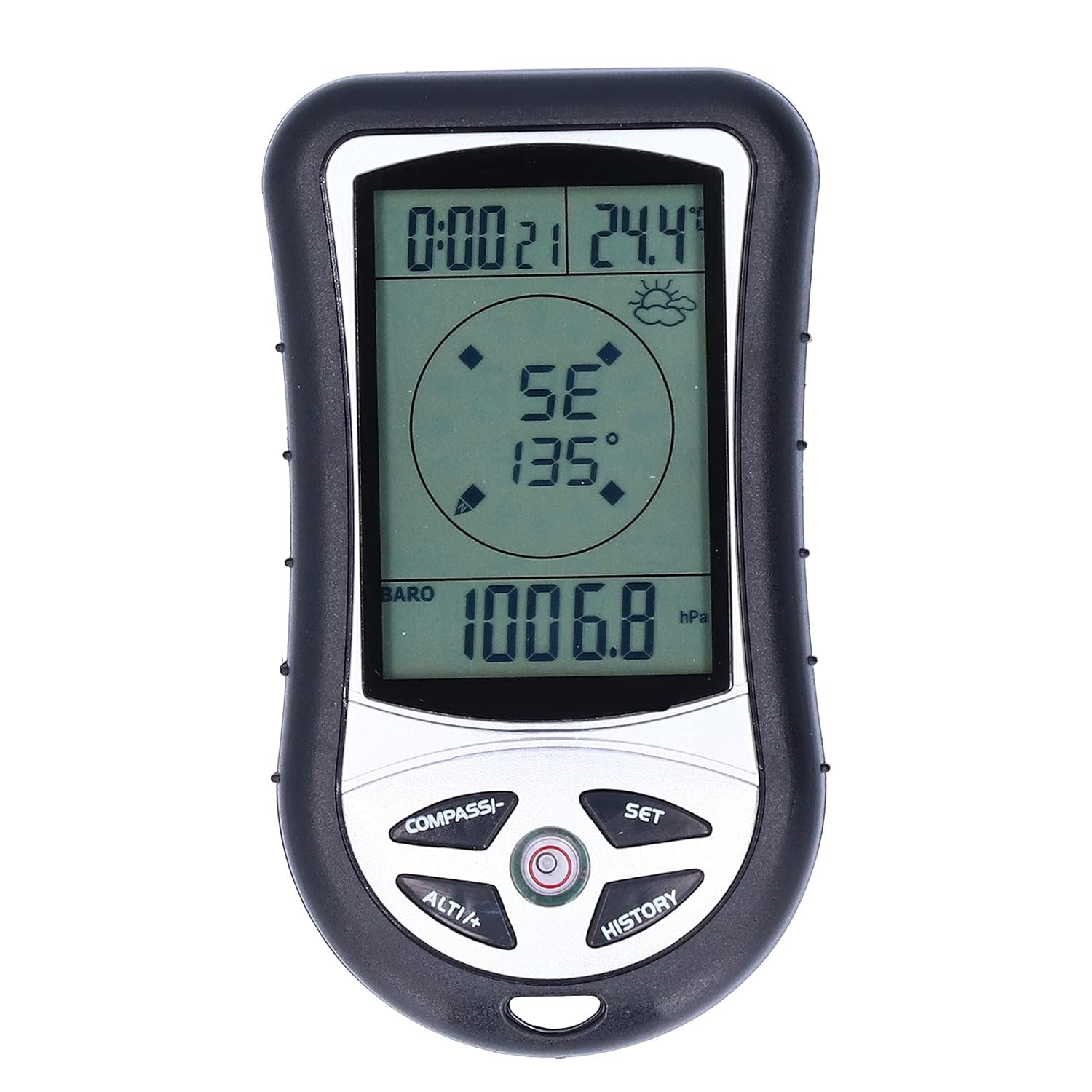 Multifunction Digital Altimeter, Barometer Thermometer Compass Handheld Outdoor Meter Device