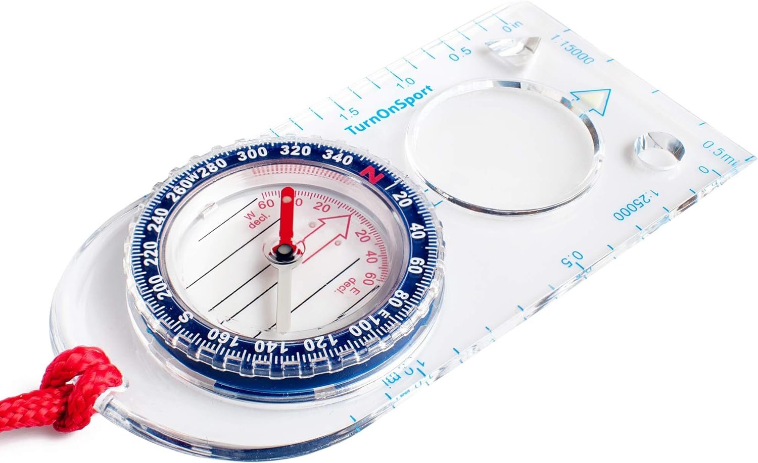 Orienteering Compass - Hiking Backpacking Compass | Advanced Scout Compass Camping and Navigation | Boy Scout Compass Kids - Children Compasses for Map Reading - Baseplate Compass Survival