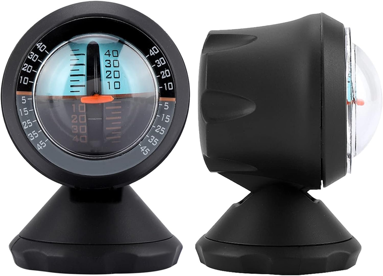 QANYEGN Car Vehicle Inclinometer, Dashboard Altimeter Slope Indicator, Meter Level Tilt Gauge, Road Safety Instrument