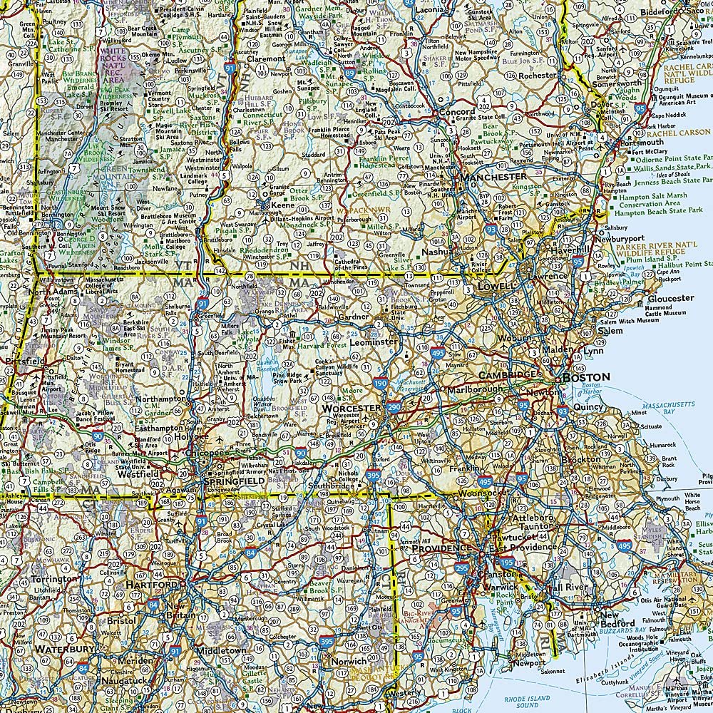 United States, Northeast Map (National Geographic Adventure Map, 3127)     Map – Folded Map, January 1, 2022