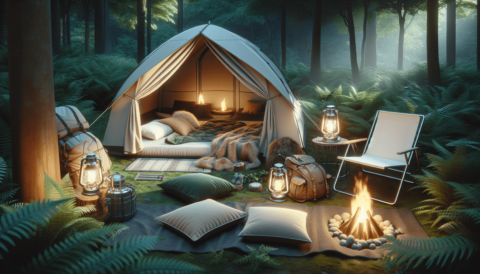 How to Make Camping Comfy