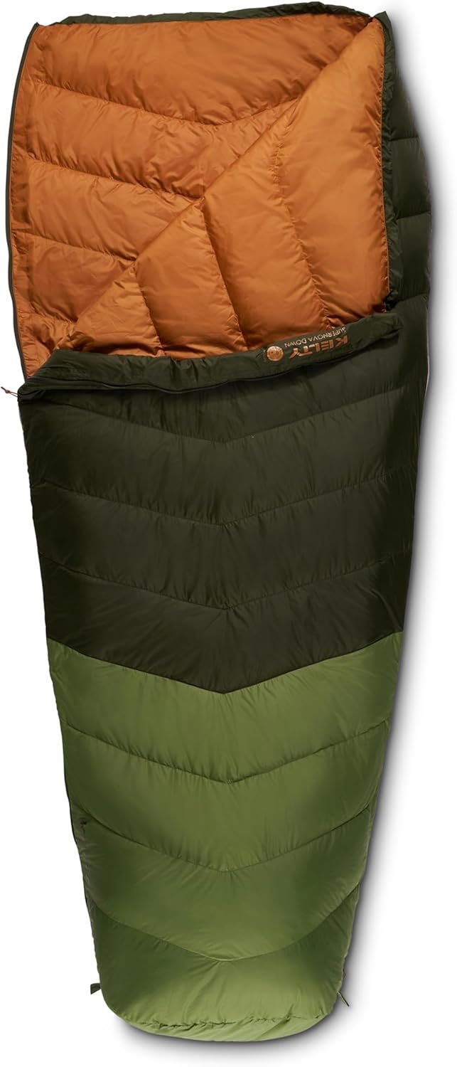 Kelty Supernova 40 Degree Down Sleeping Bag, Compact + Lightweight, Roomy Shape for All Body Types and Sleep Positions, Recycled Shell Fabrics, 2024