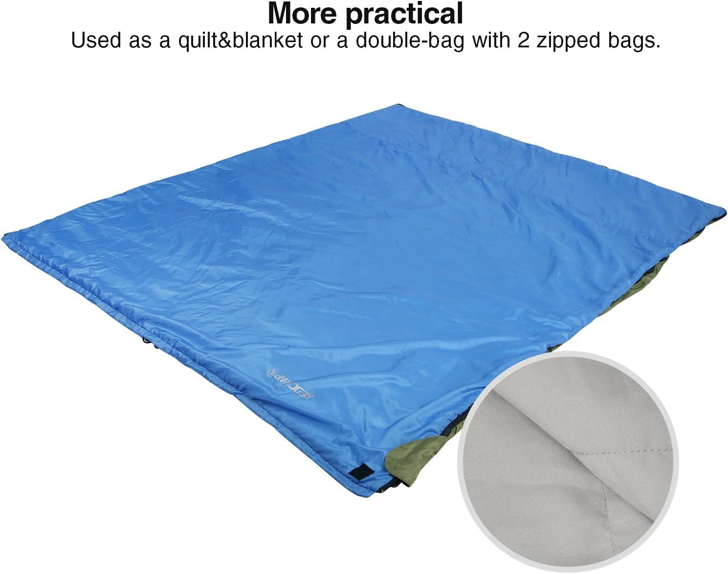 REDCAMP Ultra Lightweight Sleeping Bag for Backpacking, Comfort for Adults Warm Weather, with Compression Sack