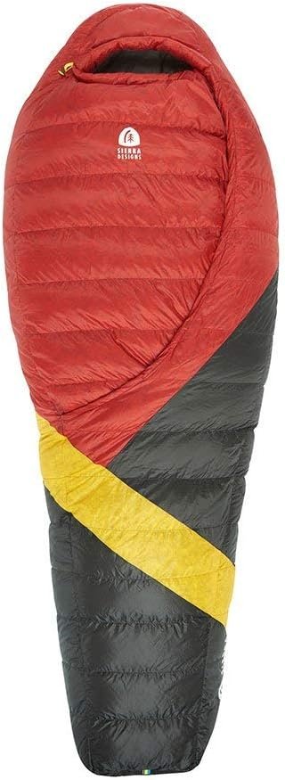 Sierra Designs Cloud 20 Degree DriDown Sleeping Bag Ultralight Zipperless Down Sleeping Bag for Backpacking and Camping