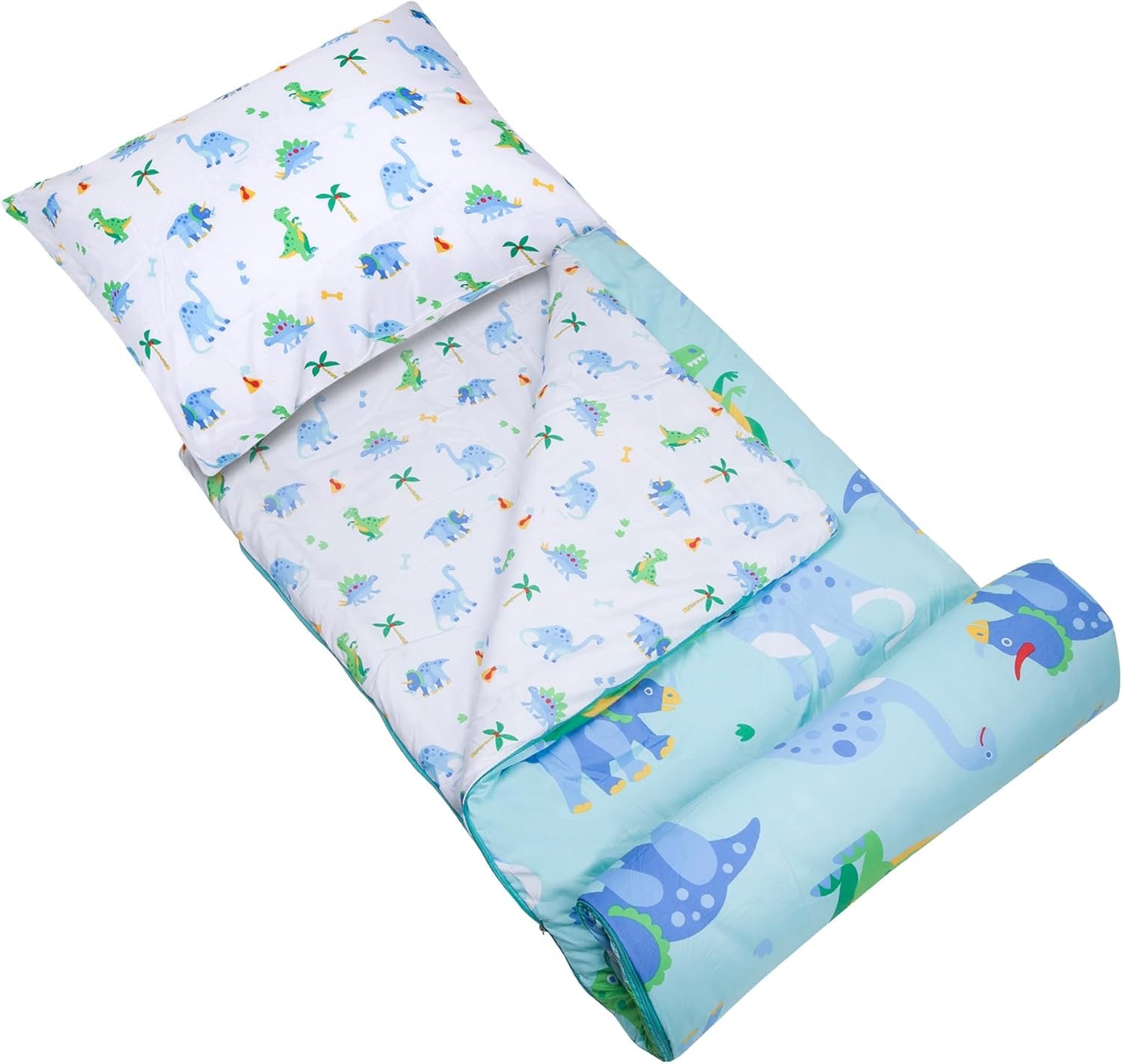 Wildkin Kids Microfiber Sleeping Bag for Boys and Girls, Includes Pillow Case and Stuff Sack, Perfect Size for Slumber Parties, Camping and Overnight Travel (Horses)