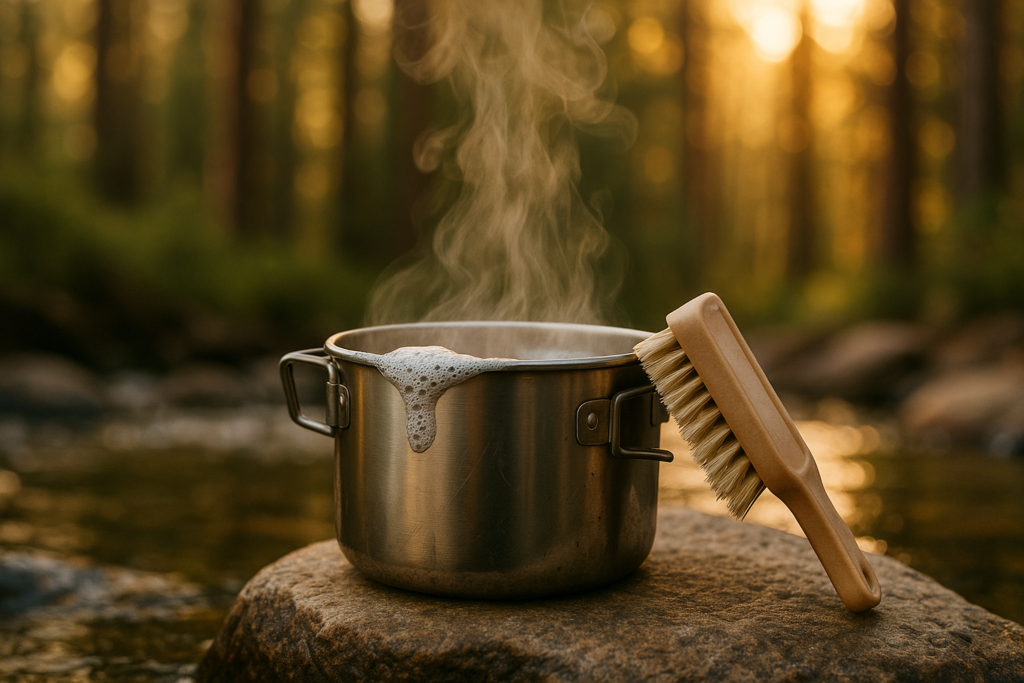 How do I clean camping cookware in the wild? 9 Proven Tips