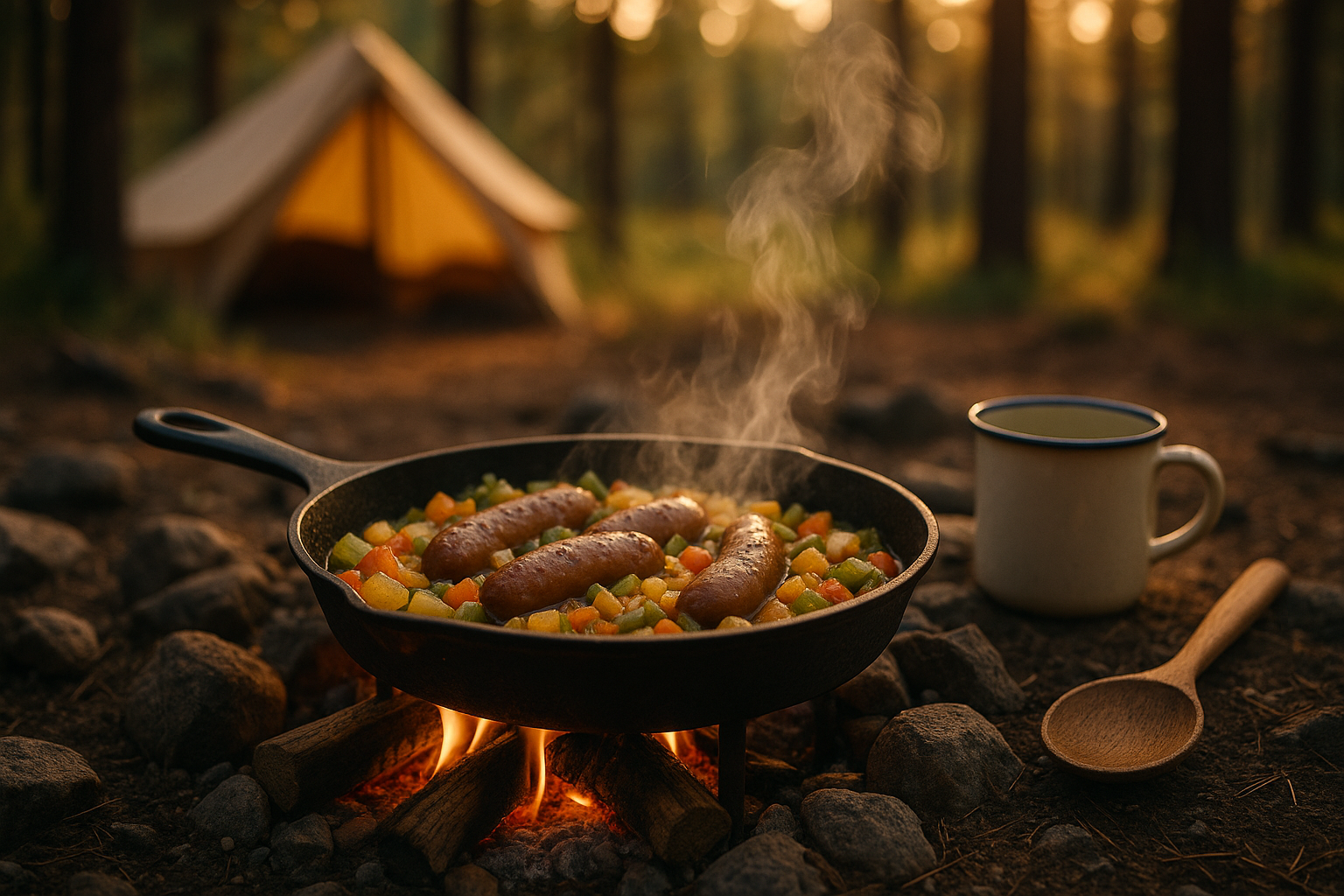 What are easy-to-make meals for camping? 12 Essential Recipes