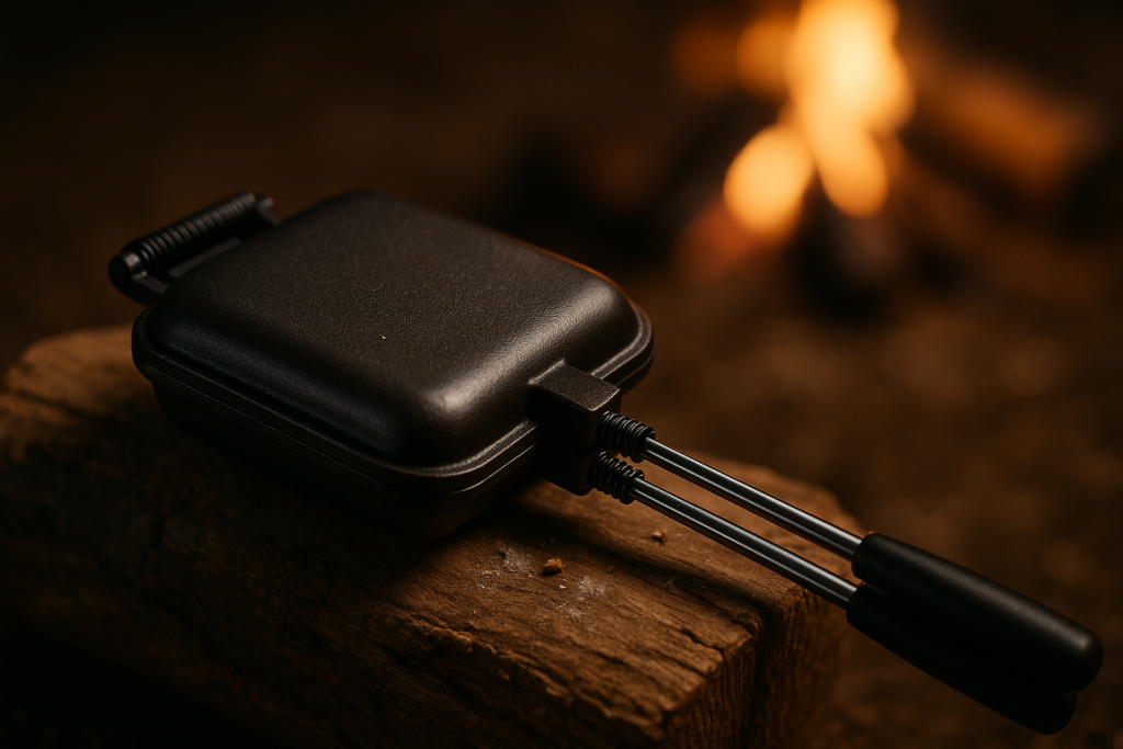 Coghlans Cast Iron Cooker - Pre-Seasoned Pie Iron Sandwich Maker with Heat-Resistant, Removable Handles, Easy-to-Clean for Toasted Pies, Grilled Sandwiches, and Meats, For Campfire Cooking Coghlans Cast Iron Cooker - Pre-Seasoned Pie Iron Sandwich Maker with Heat-Resistant, Removable Handles, Easy-to-Clean for Toasted Pies, Grilled Sandwiches, and Meats, For Campfire Cooking