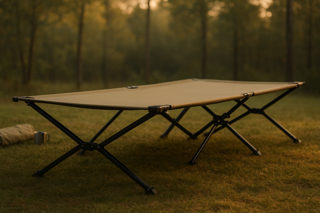 Coleman Trailhead II Large Folding Cot with Easy Setup  Takedown, Supports Adults up to 6ft 2in or 300lbs, Great for Camping, Lounging, Elevated Sleeping, Guests,  More