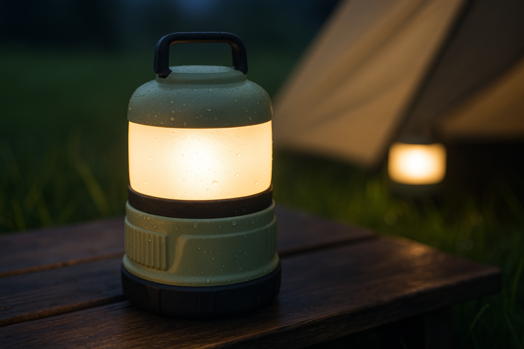 Consciot LED Battery Powered Camping Lantern, 1000LM, 4 Light Modes, IPX4 Waterproof Portable Tent Flashlight for Power Outages, Emergency, Hurricane, Hiking, Light Green, 2-Pack