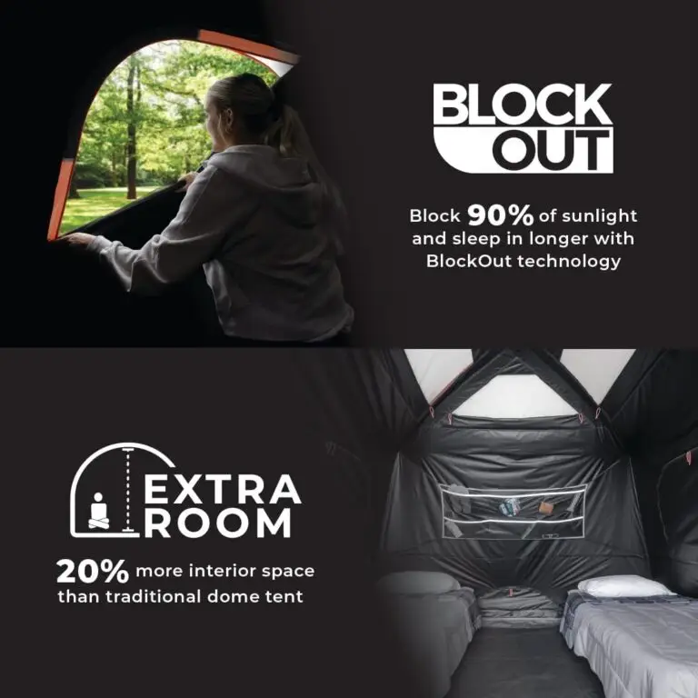 CORE Blackout 6 Person & 9 Person Dome Tent | Best Car Camping Outdoor Family Camp Tent | Included Storage Pockets for Camping Accessories | Portable Tent for Camping with Carry Bag