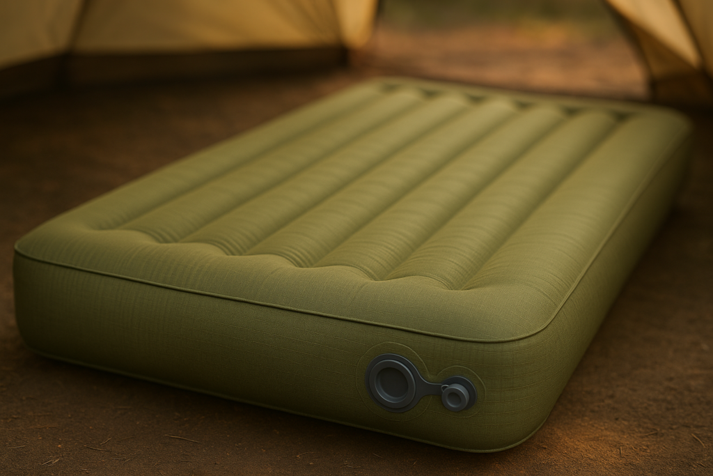 Elegear CumbreX™ Double Sleeping Pad for Camping, 5.5 Ultra-Thick Inflatable Camping Sleeping Pad 2 Person with Built-in Foot Pump, Portable Camping Sleeping Mat for Backpacking Hiking Tent, Full