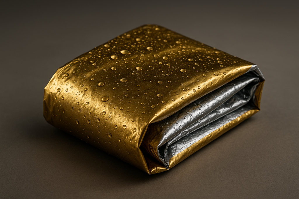 Emergency Sleeping Bag  LED Beanie Hat Set, Waterproof Thermal Mylar Bivy Sack, Portable Survival Gear for Hiking, Camping, Bug-Out Bags  Emergency Kits