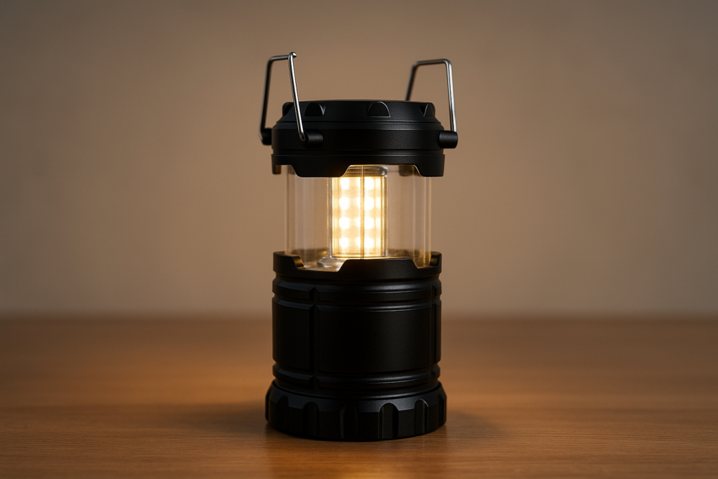 Etekcity Camping Lanterns for Power Outages 4 Pack, Flashlight for Camping Essentials, Survival Kit and Gear, Hurricane Preparedness Items, Emergency Led Battery Operated Lights, Black