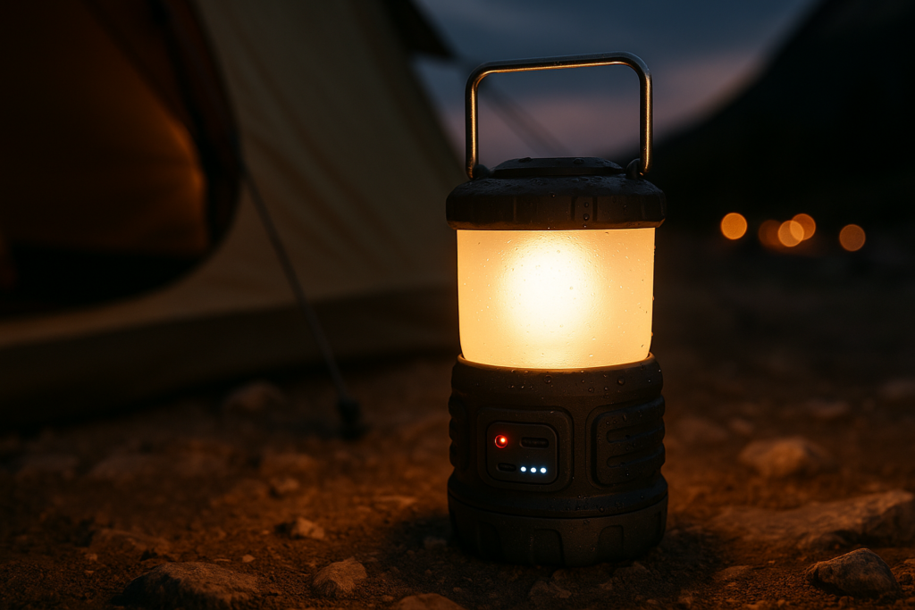 Eventek LED Camping Lantern Rechargeable, 20000mAh Portable Camping Lights up to 144 Hours  4 Light Modes, IPX5 Waterproof Camping Essentials for Power Outages, Emergency, Tent, Gift for Men