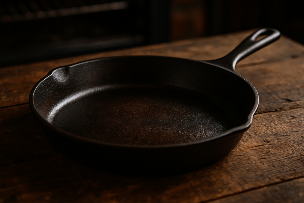 EWFEN Cast Iron Skillet 3-Piece Set, Heavy-Duty Professional Restaurant Chef Quality Pre-Seasoned Pan Cookware Set, 6, 8, Pans For Frying, Saute, Cooking, Use Indoor/Outdoor, Oven, Grill