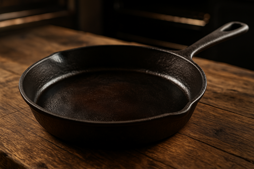 EWFEN Cast Iron Skillet 3-Piece Set, Heavy-Duty Professional Restaurant Chef Quality Pre-Seasoned Pan Cookware Set, 6, 8, Pans For Frying, Saute, Cooking, Use Indoor/Outdoor, Oven, Grill