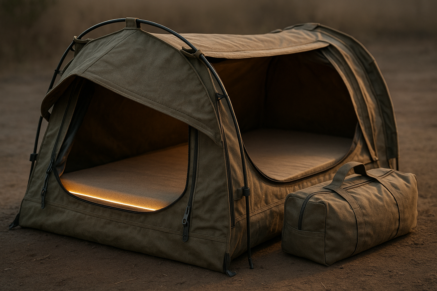 kakadu canvas swag tent 1 person australian polycotton camping ground tent all seasons waterproof with 275 foam mattress led lighting carry bag