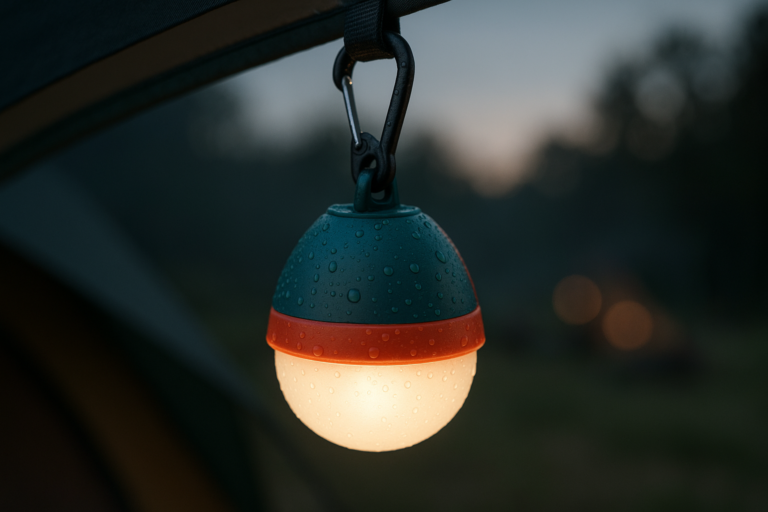 LED Camping Tent Lantern, Portable Outdoor Waterproof Emergency Light Bulb, Battery Powered with Clip Hook, Super Bright, for Hiking, Party，Camping, Fishing, Power Failure (5 Packs, Multi-Color)