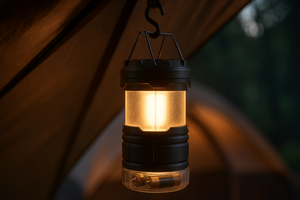 Lepro LED Camping Lantern, Camping Essentials, 3 Lighting Modes, Hanging Tent Light Bulbs with Clip Hook for Camping, Hiking, Hurricane, Storms, Outages, Collapsible, Batteries Included, 4 Packs