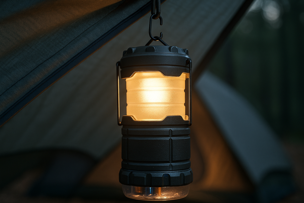 Lepro LED Camping Lantern, Camping Essentials, 3 Lighting Modes, Hanging Tent Light Bulbs with Clip Hook for Camping, Hiking, Hurricane, Storms, Outages, Collapsible, Batteries Included, 4 Packs