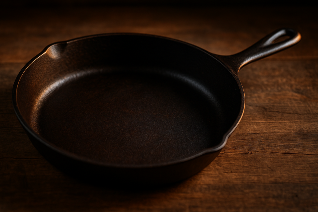 Lodge Seasoned Cast Iron Skillet - PFAS-Free, Non-Toxic Cookware - Use with an Oven, Stove, Grill, or Campfire - Naturally Non-Stick  Oven Safe - Inches